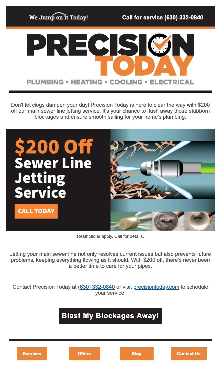 Precision Today — Email campaign