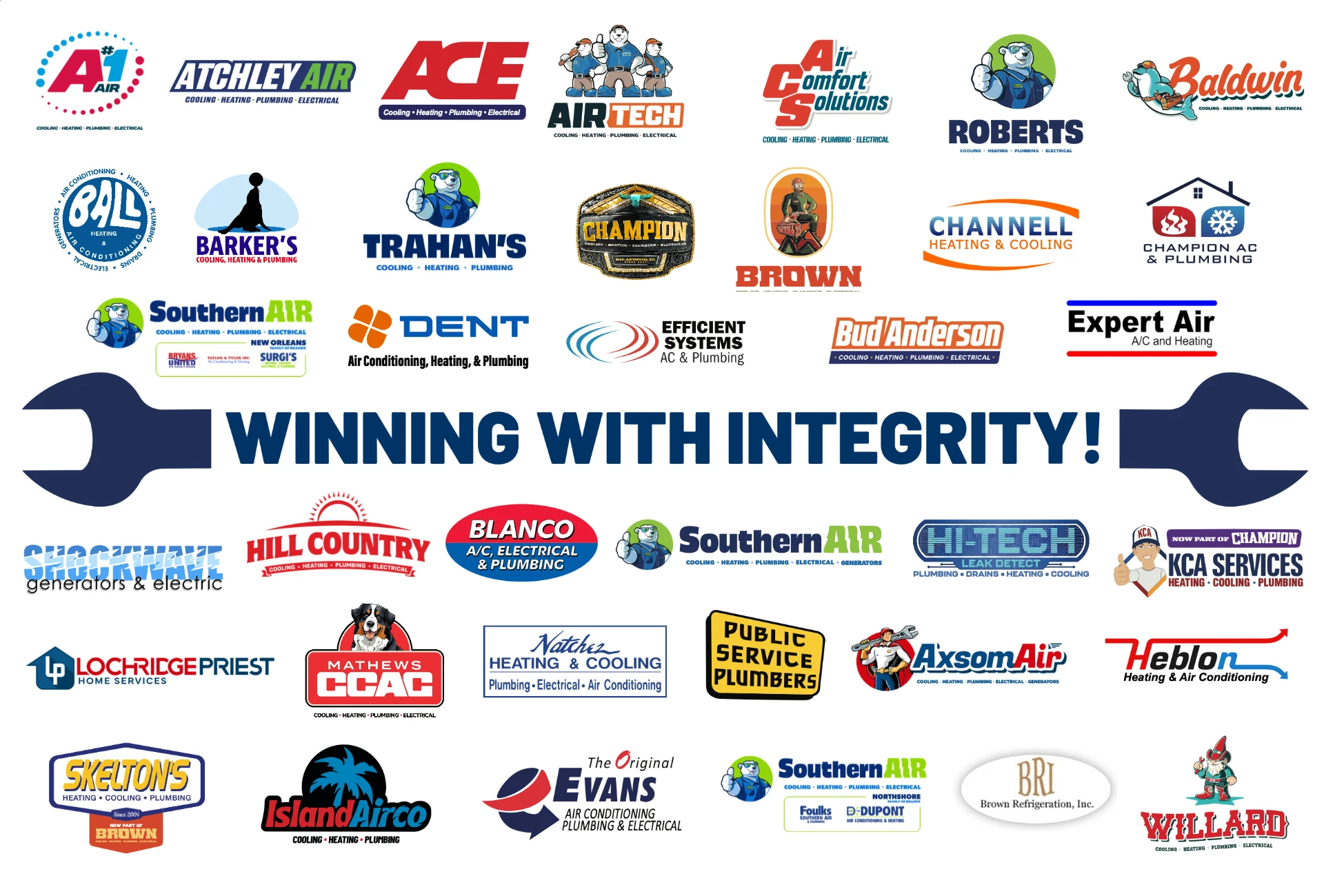 Apex South & Midwest brands — Historical portfolio · FING is no longer affiliated with Apex