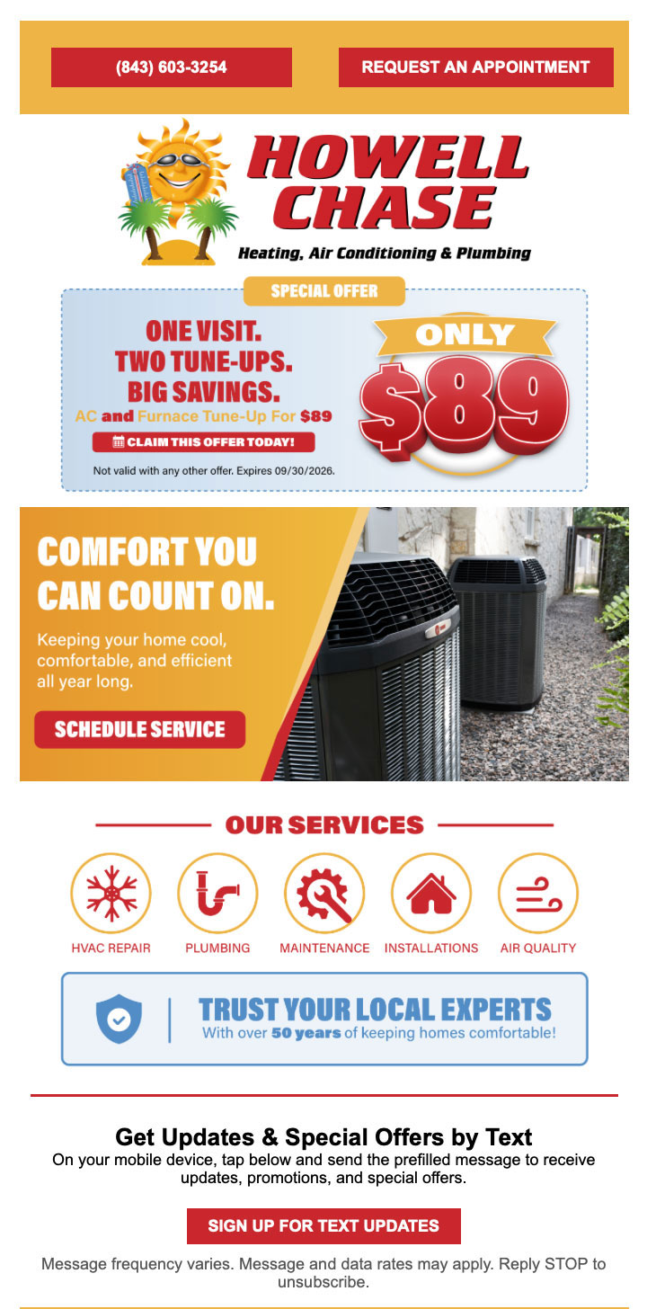 Howell Chase — Email campaign