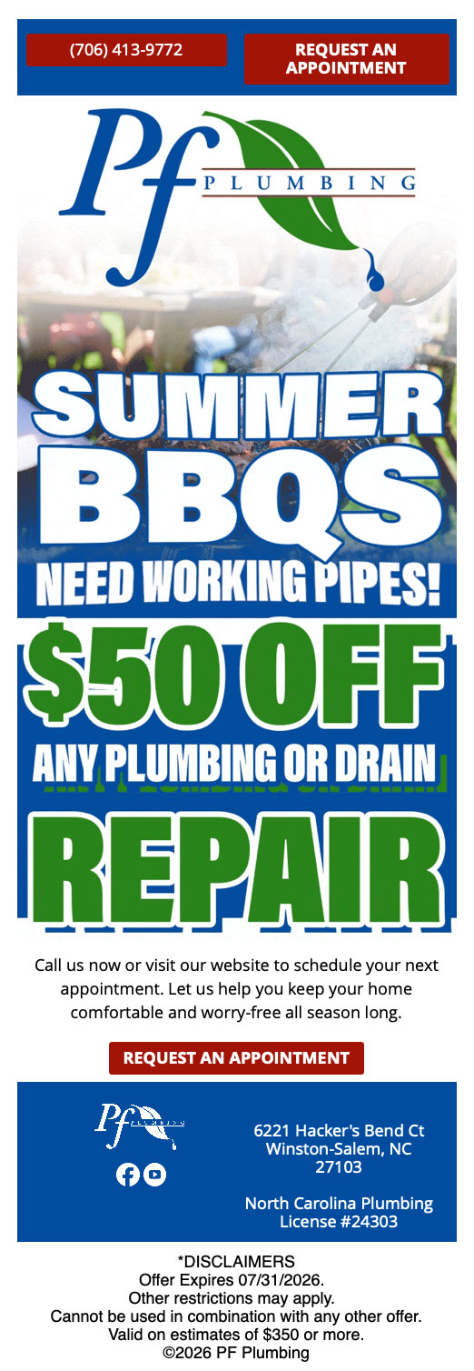 PF Plumbing — Email campaign